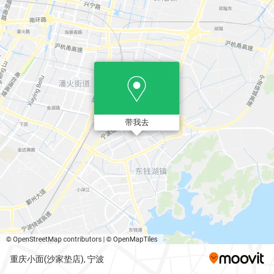 重庆小面(沙家垫店)地图