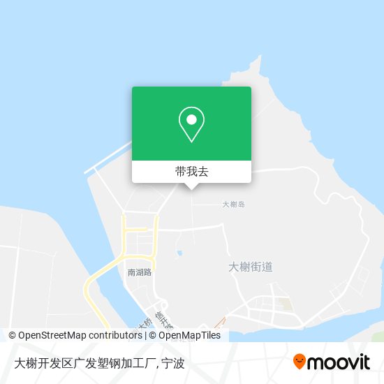 大榭开发区广发塑钢加工厂地图