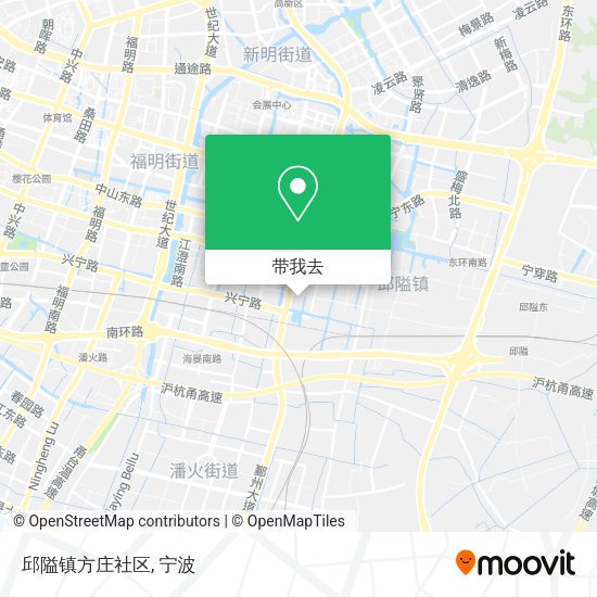 邱隘镇方庄社区地图