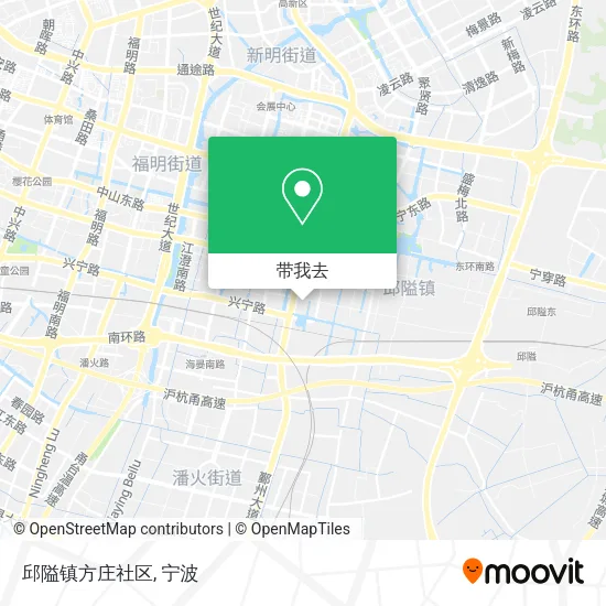 邱隘镇方庄社区地图