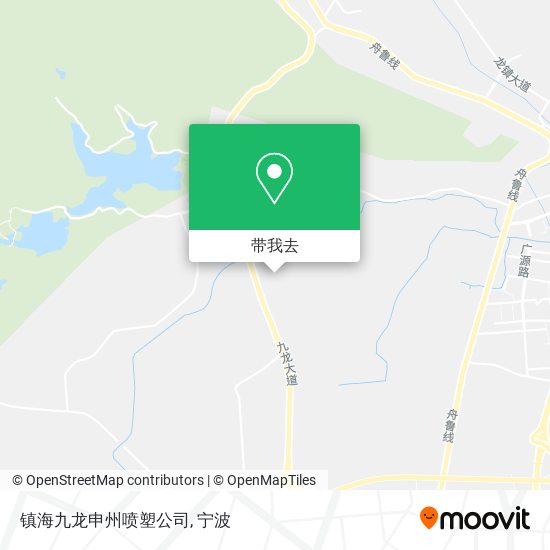镇海九龙申州喷塑公司地图