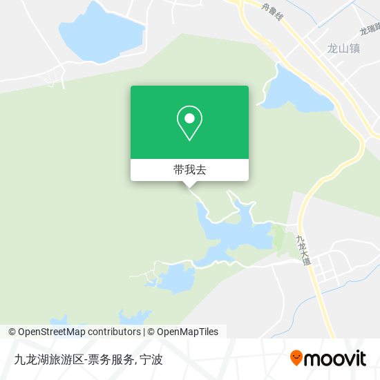 九龙湖旅游区-票务服务地图