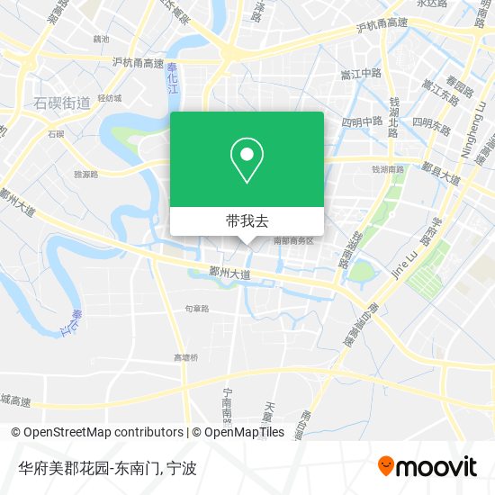 华府美郡花园-东南门地图