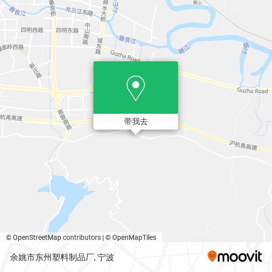 余姚市东州塑料制品厂地图