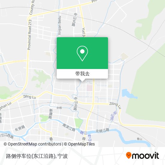 路侧停车位(东江沿路)地图