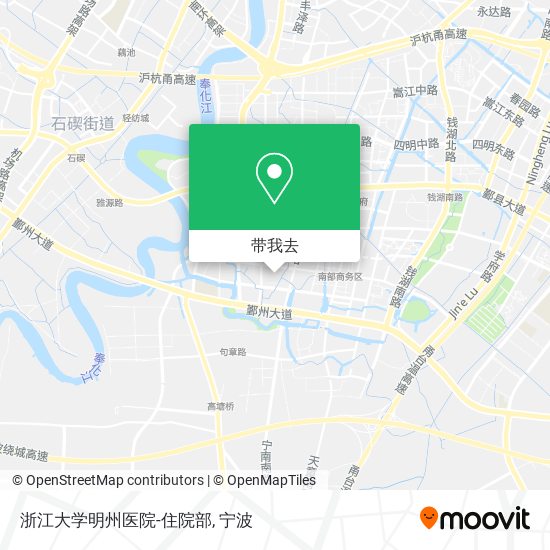 浙江大学明州医院-住院部地图