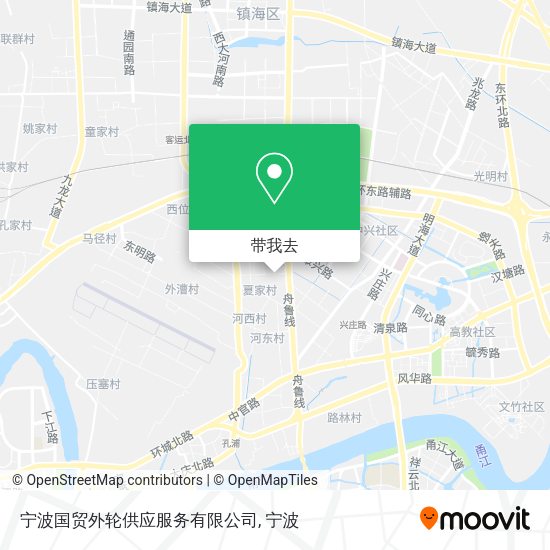 宁波国贸外轮供应服务有限公司地图