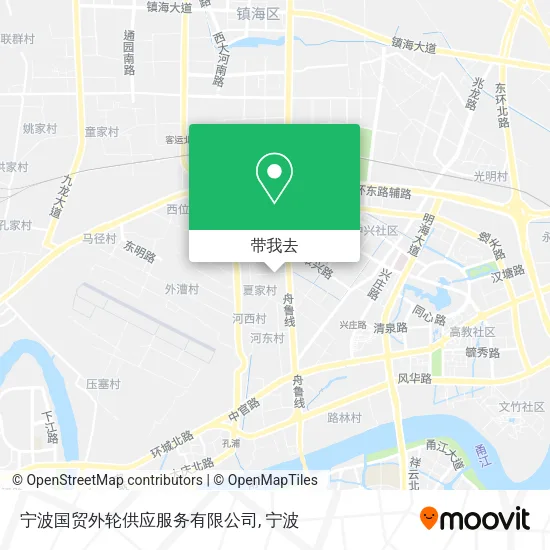 宁波国贸外轮供应服务有限公司地图