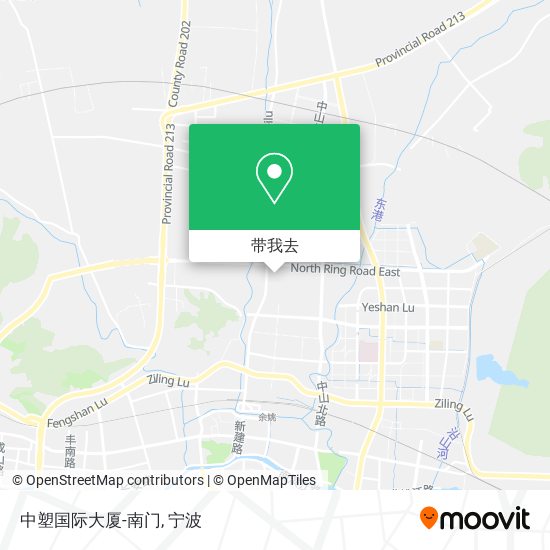 中塑国际大厦-南门地图