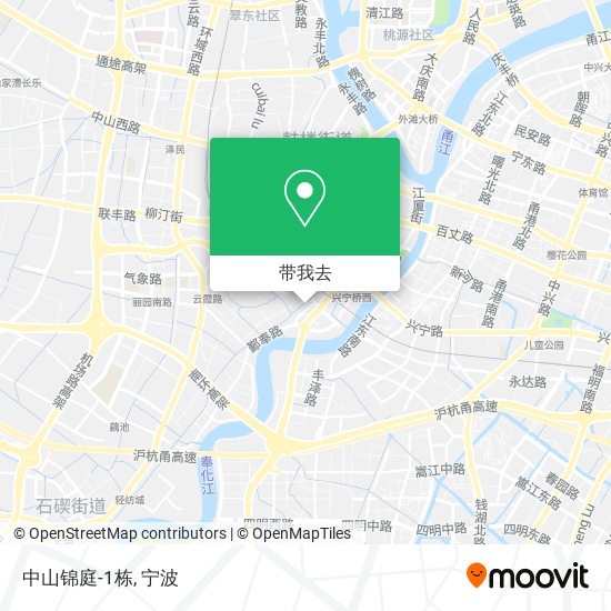 中山锦庭-1栋地图