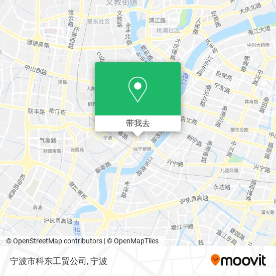 宁波市科东工贸公司地图
