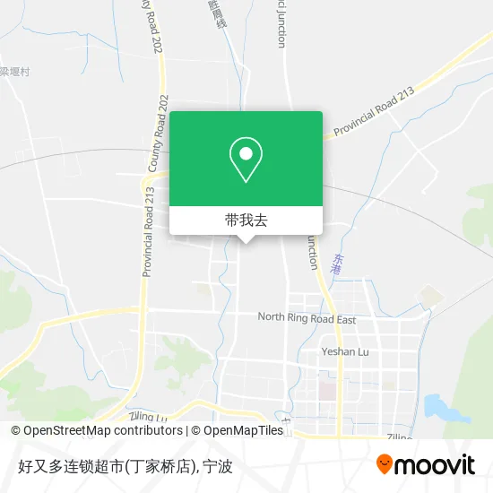 好又多连锁超市(丁家桥店)地图