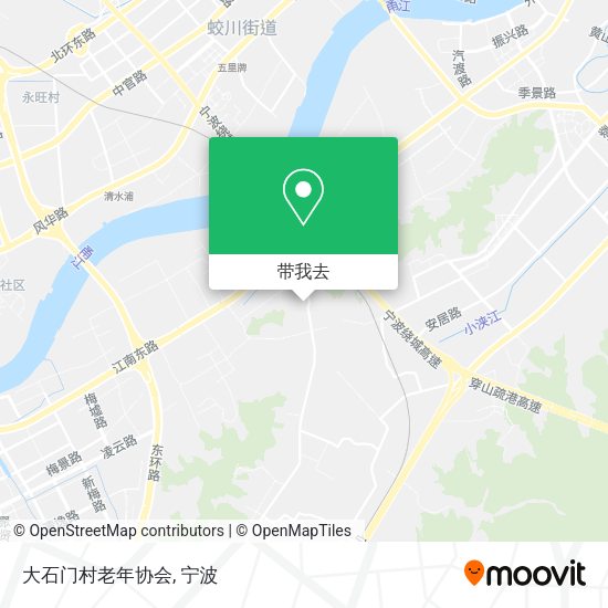 大石门村老年协会地图