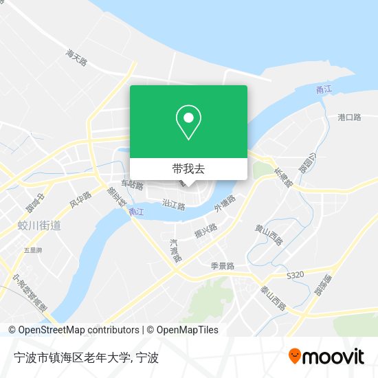 宁波市镇海区老年大学地图