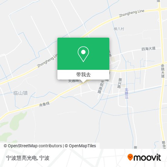宁波慧亮光电地图
