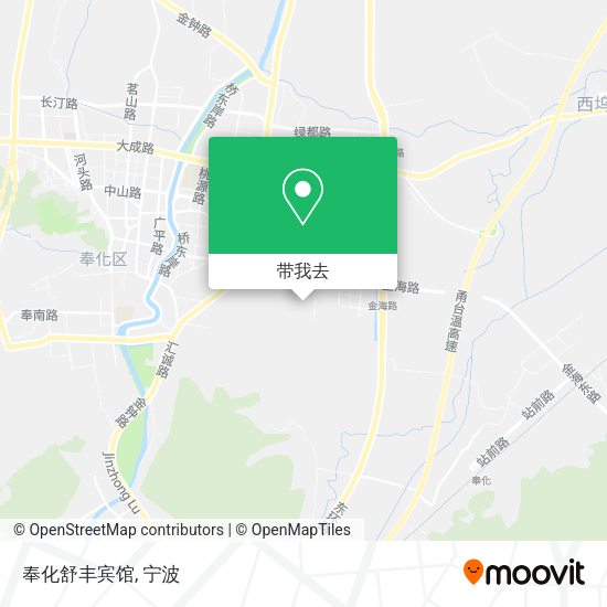 奉化舒丰宾馆地图