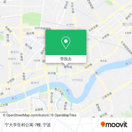 宁大学生村公寓-7幢地图