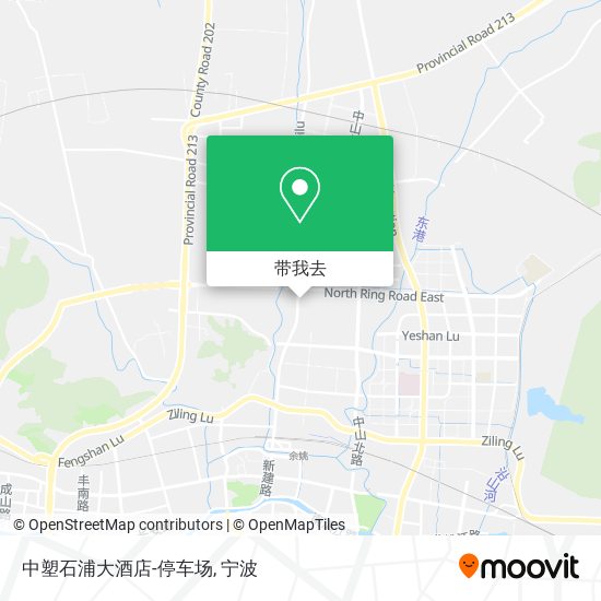 中塑石浦大酒店-停车场地图