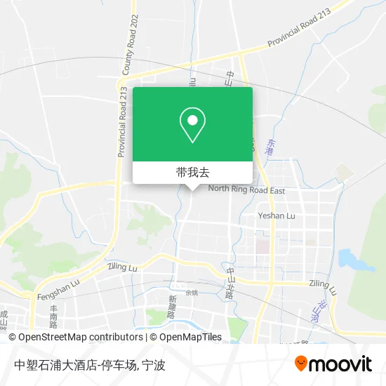 中塑石浦大酒店-停车场地图