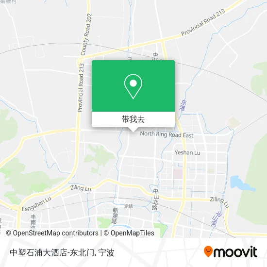 中塑石浦大酒店-东北门地图