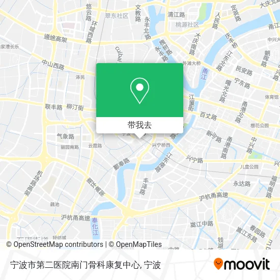 宁波市第二医院南门骨科康复中心地图