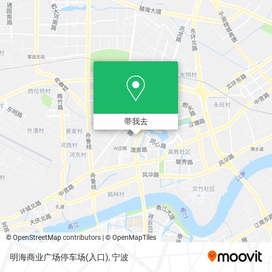 明海商业广场停车场(入口)地图