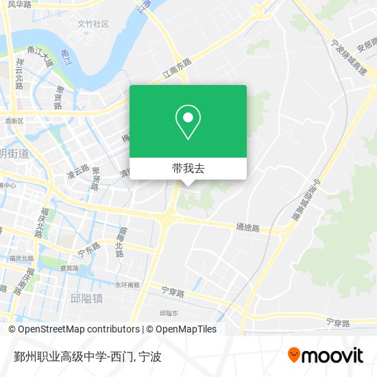 鄞州职业高级中学-西门地图