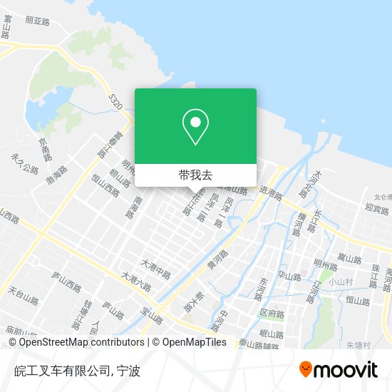 皖工叉车有限公司地图