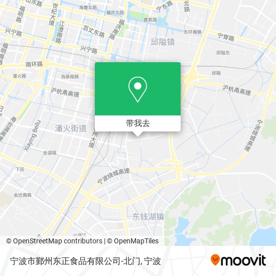 宁波市鄞州东正食品有限公司-北门地图