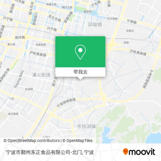 宁波市鄞州东正食品有限公司-北门地图
