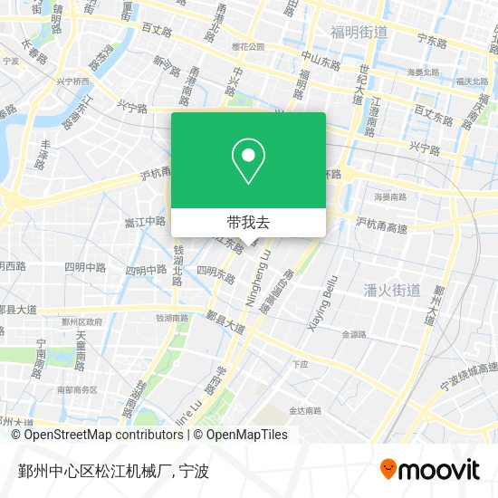 鄞州中心区松江机械厂地图