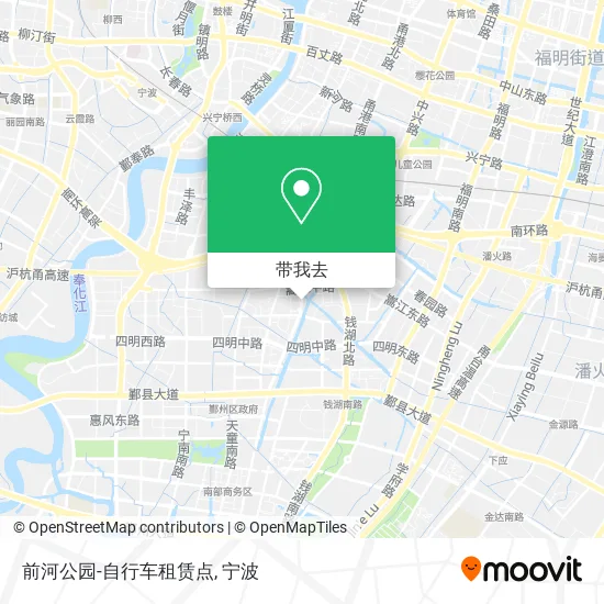 前河公园-自行车租赁点地图
