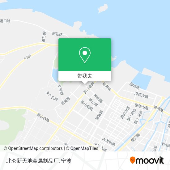 北仑新天地金属制品厂地图