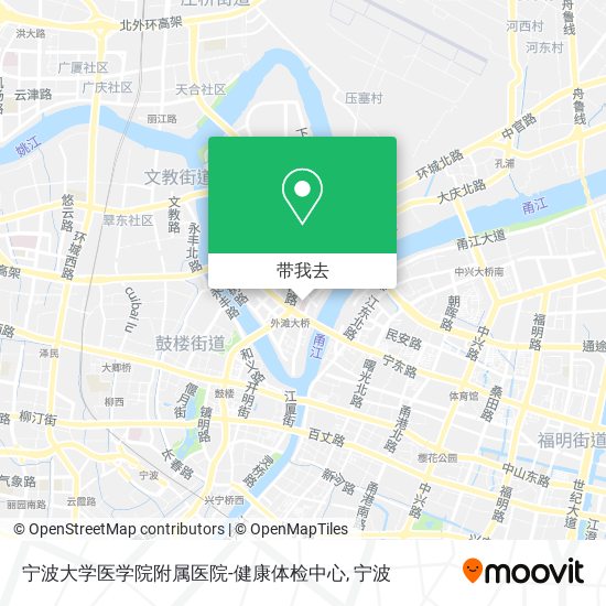 宁波大学医学院附属医院-健康体检中心地图