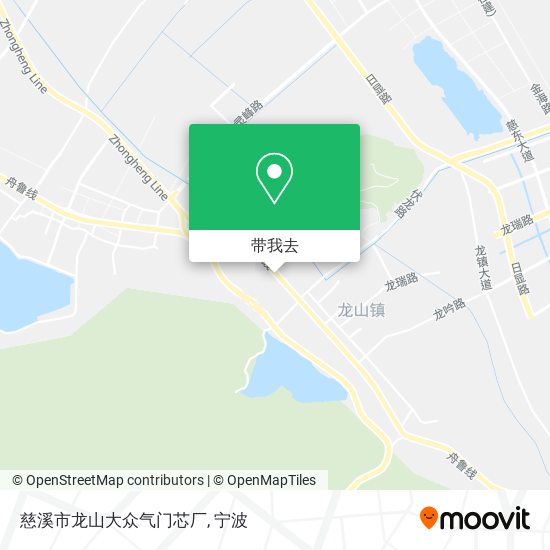 慈溪市龙山大众气门芯厂地图