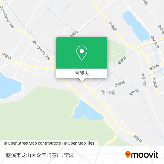 慈溪市龙山大众气门芯厂地图