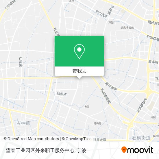 望春工业园区外来职工服务中心地图