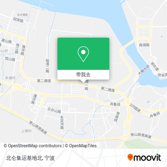 北仑集运基地北地图