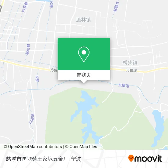 慈溪市匡堰镇王家埭五金厂地图