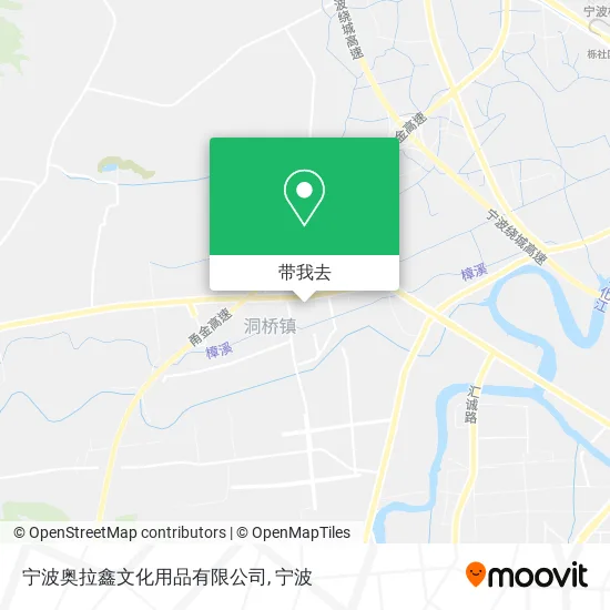 宁波奥拉鑫文化用品有限公司地图