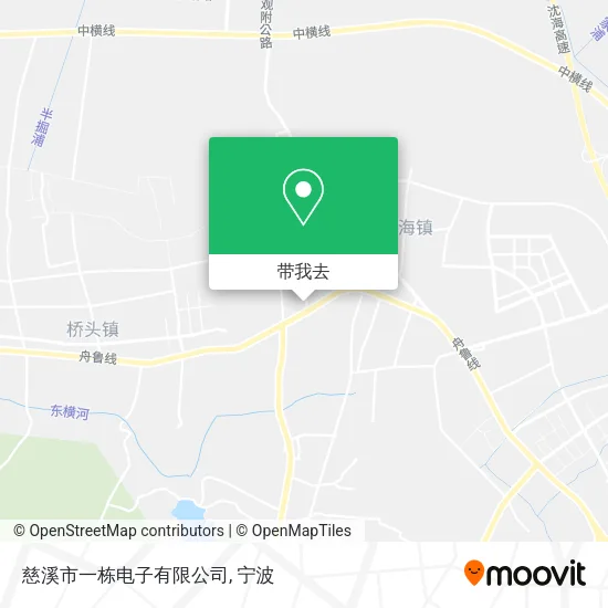 慈溪市一栋电子有限公司地图
