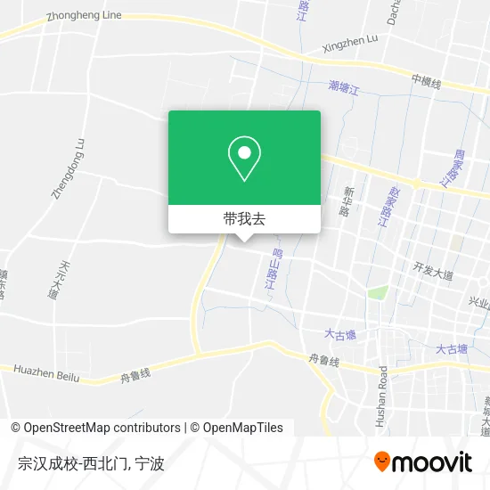 宗汉成校-西北门地图