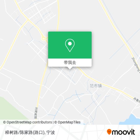 樟树路/陈家路(路口)地图