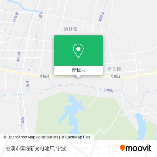 慈溪市匡堰新光电池厂地图