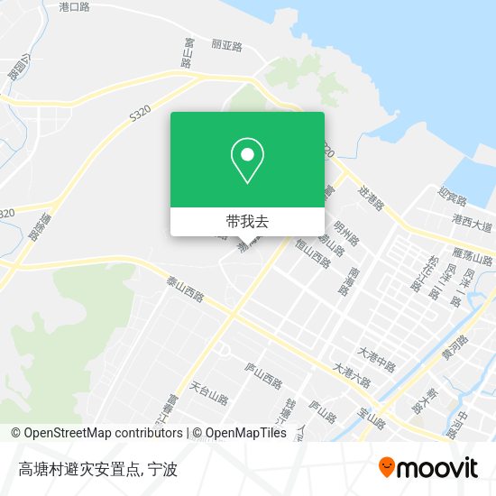 高塘村避灾安置点地图