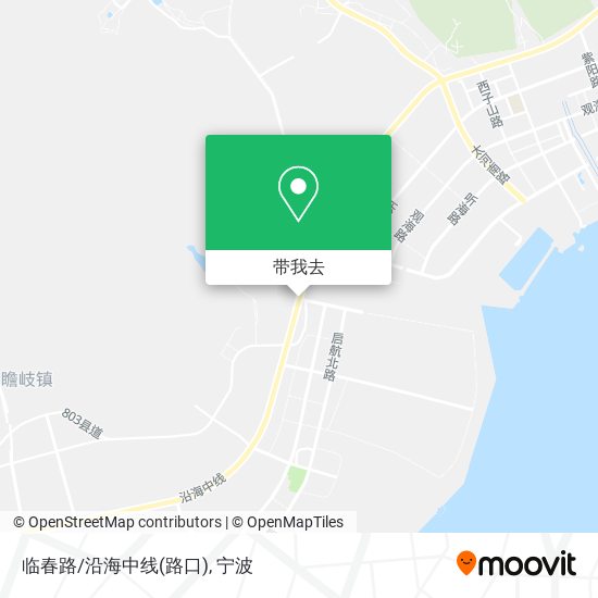 临春路/沿海中线(路口)地图