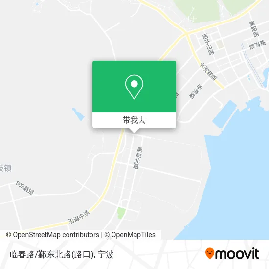 临春路/鄞东北路(路口)地图