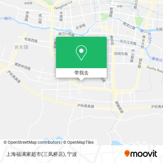 上海福满家超市(三凤桥店)地图