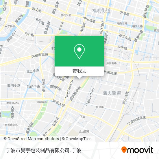 宁波市昊宇包装制品有限公司地图