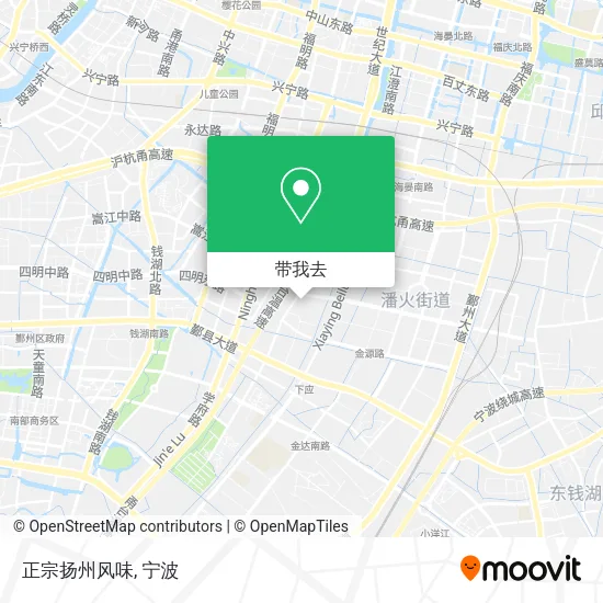 正宗扬州风味地图